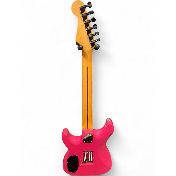 Used Fender HM Strat Razzberry Solid Body Electric Guitar