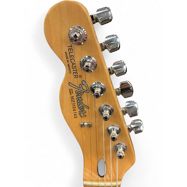 Used 2003 Fender Standard Telecaster Left Handed Burgundy Electric Guitar