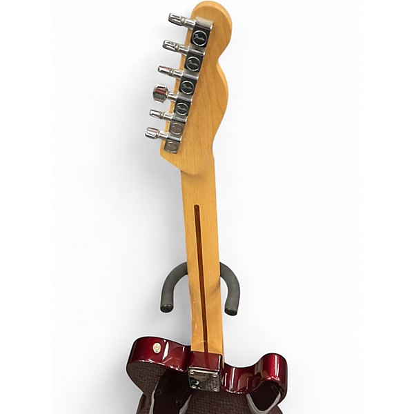 Used 2003 Fender Standard Telecaster Left Handed Burgundy Electric Guitar