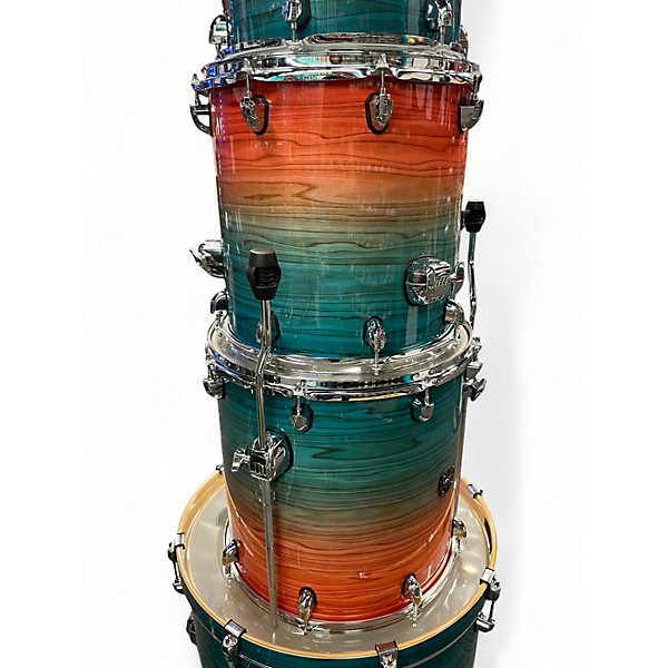 Used 2025 Mapex 6 Piece Armory Limited Edition Garnet Ocean Drum Kit