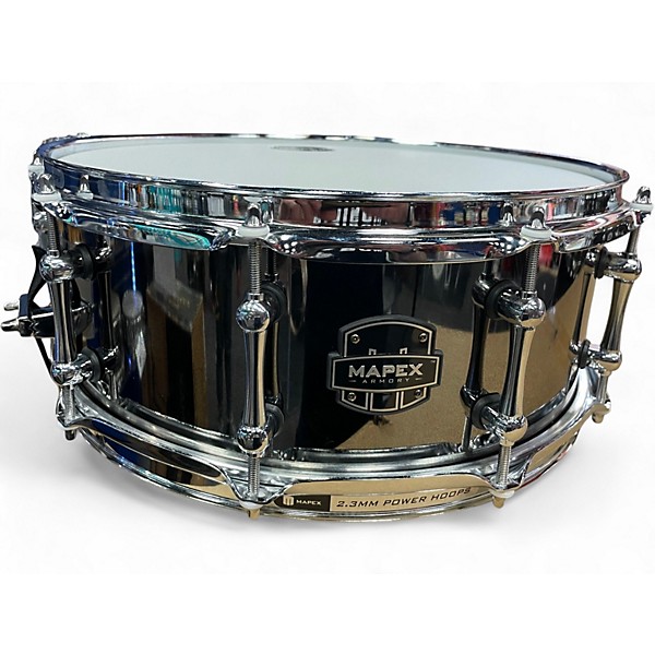 Used 2025 Mapex 14in Tomahawk Steel Black Steel Drum