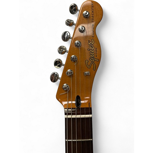 Used Squier Classic Vibe 60's Custom Telecaster SH Aztec Gold Solid Body Electric Guitar