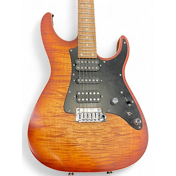 Used Tom Anderson Guardian Angel SATIN NATURAL ORANGE BURST Solid Body Electric Guitar