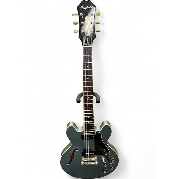 Used Epiphone ES339 P90 Pro Pelham Blue Hollow Body Electric Guitar