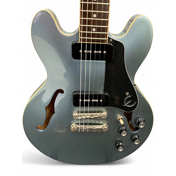 Used Epiphone ES339 P90 Pro Pelham Blue Hollow Body Electric Guitar