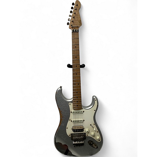 Used LsL Instruments Saticoy 22 Silver Sparkle Solid Body Electric Guitar