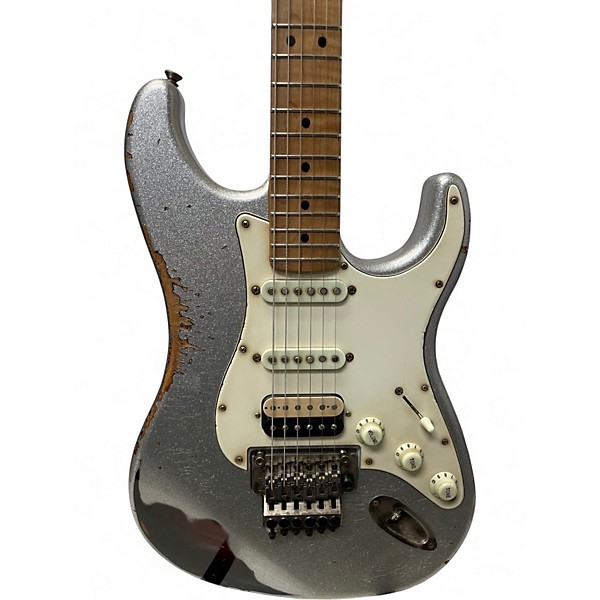 Used LsL Instruments Saticoy 22 Silver Sparkle Solid Body Electric Guitar