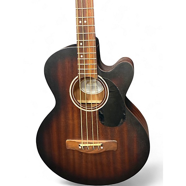 Used Mitchell T239BCE-BST Mahogany Acoustic Bass Guitar