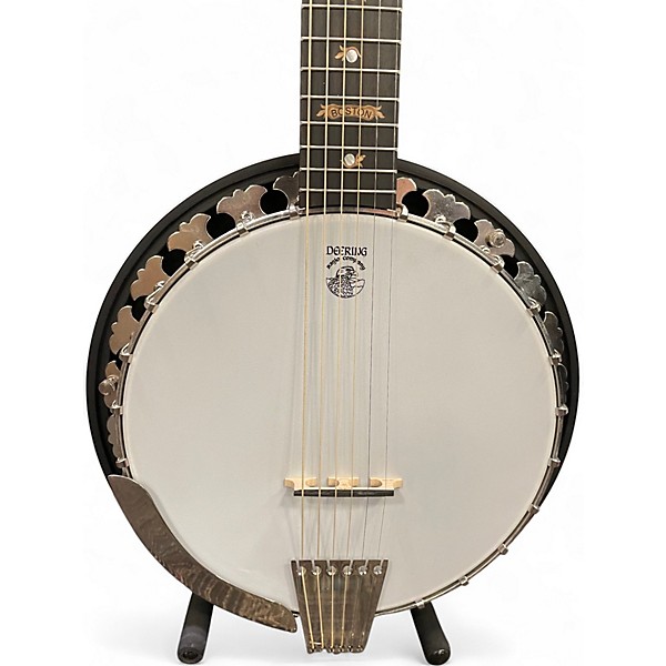 Used Deering B6-E Boston Series 6 String Natural Banjo