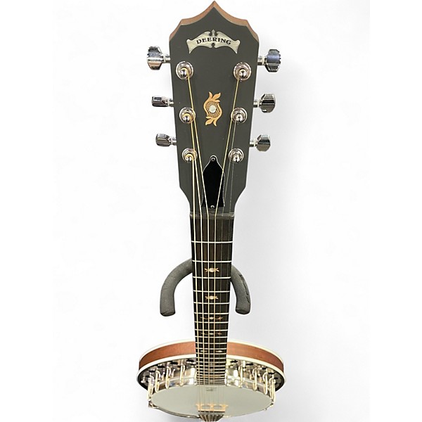 Used Deering B6-E Boston Series 6 String Natural Banjo
