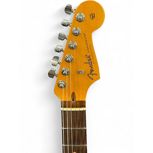 Used Fender American Ultra Luxe Vintage 60s HSS SEA FOAM GREEN Solid Body Electric Guitar