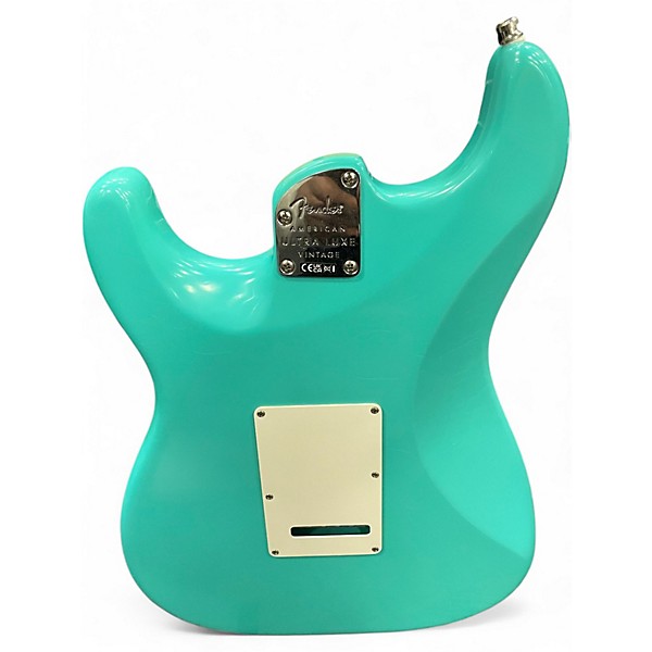 Used Fender American Ultra Luxe Vintage 60s HSS SEA FOAM GREEN Solid Body Electric Guitar