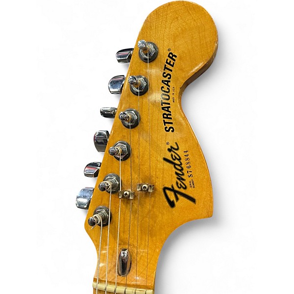 Vintage 1976 Fender Hardtail Stratocaster Natural Solid Body Electric Guitar