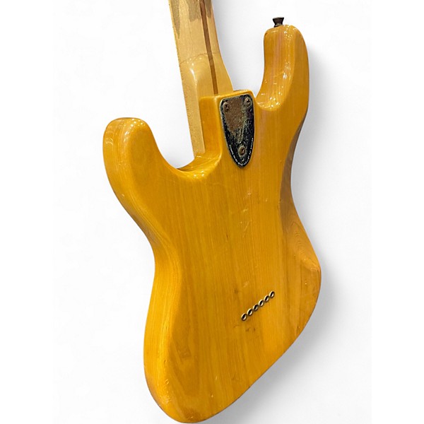 Vintage 1976 Fender Hardtail Stratocaster Natural Solid Body Electric Guitar