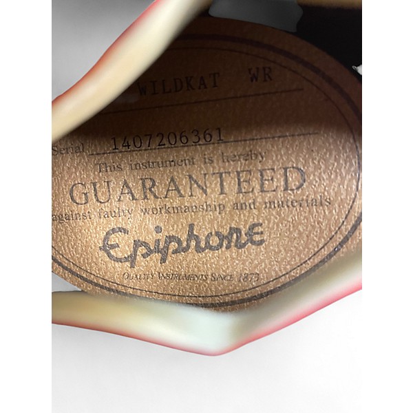 Used 2014 Epiphone Wildkat with Bigsby Wine Red Hollow Body Electric Guitar