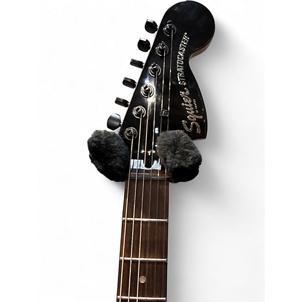 Used Squier Contemporary Stratocaster HH Olympic White Solid Body Electric Guitar