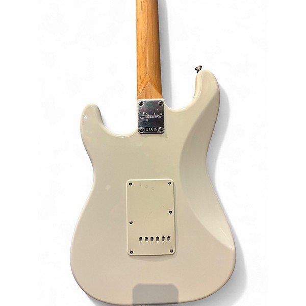 Used Squier Contemporary Stratocaster HH Olympic White Solid Body Electric Guitar