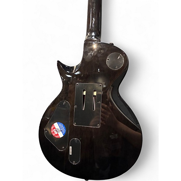 Used ESP LTD EC1000 FR Deluxe See Thru Black Solid Body Electric Guitar