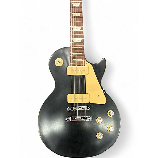Used 2011 Gibson Les Paul Studio 50s Tribute Black Solid Body Electric Guitar