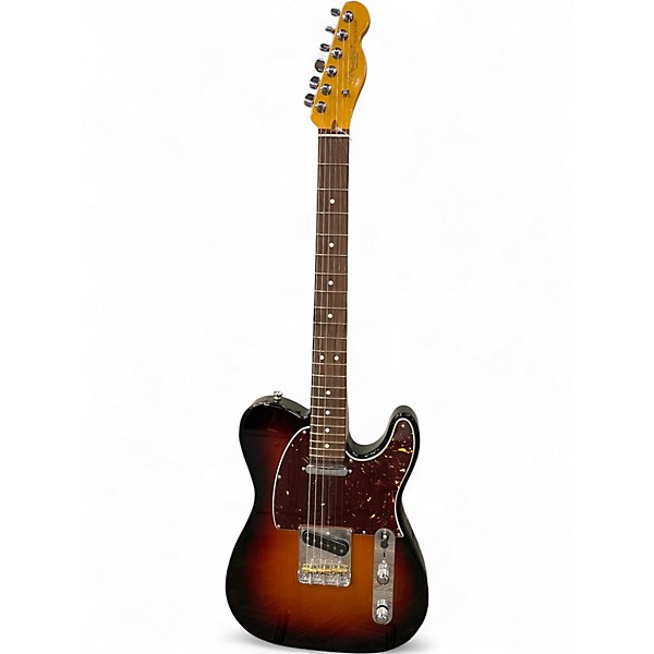 Used Fender American Professional II Telecaster 3 Color Sunburst Solid Body Electric Guitar