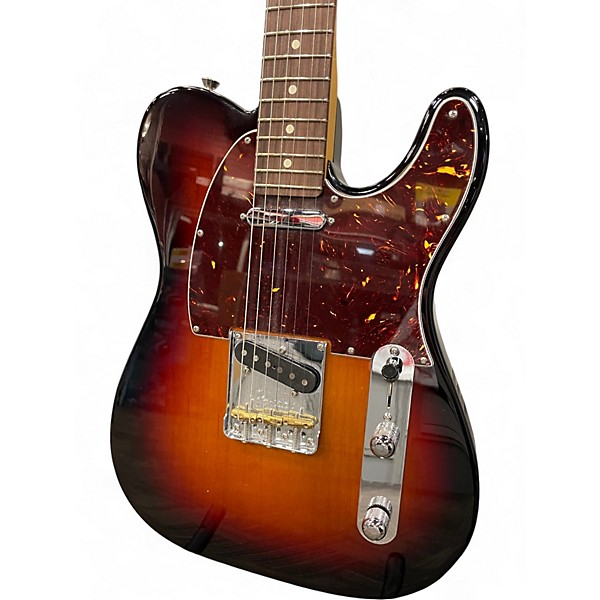 Used Fender American Professional II Telecaster 3 Color Sunburst Solid Body Electric Guitar