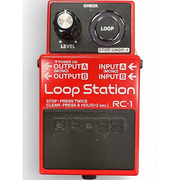 Used BOSS RC1 Loop Station Pedal