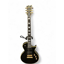 Used ESP EC1000 Deluxe Satin Black Solid Body Electric Guitar