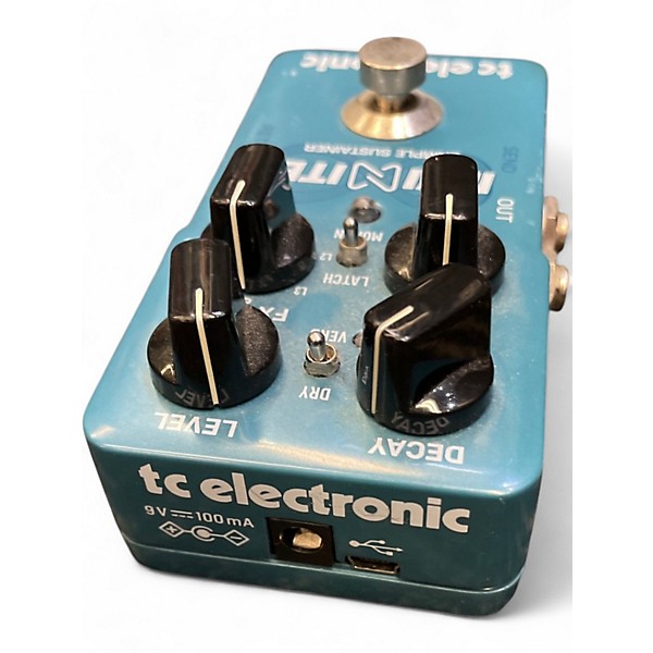 Used TC Electronic INFINITE SAMPLE SUSTAINER Effect Pedal