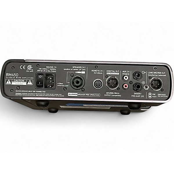 Used TC Electronic RH450 450W Bass Amp Head