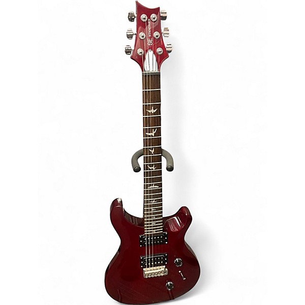 Used PRS SE Custom 24 Cherry Solid Body Electric Guitar