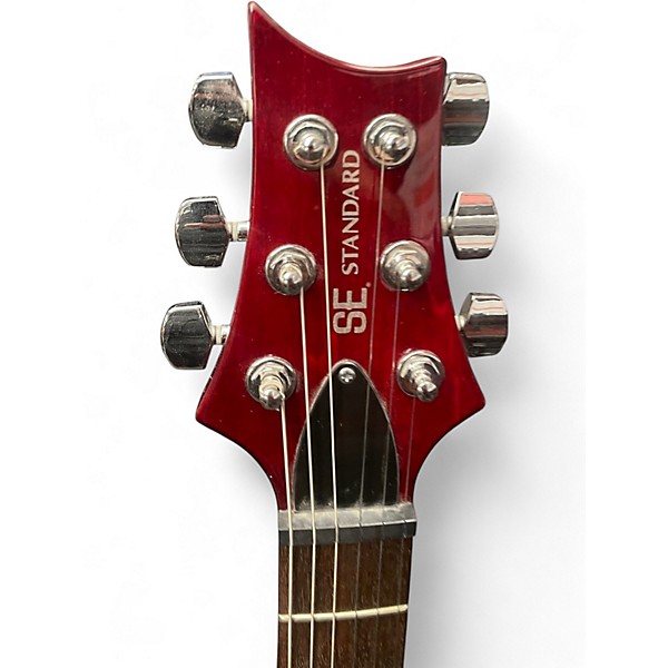 Used PRS SE Custom 24 Cherry Solid Body Electric Guitar