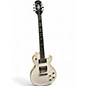 Used 2022 Epiphone Jerry Cantrell Les Paul Custom Prophecy 2022 Black and White Solid Body Electric Guitar thumbnail