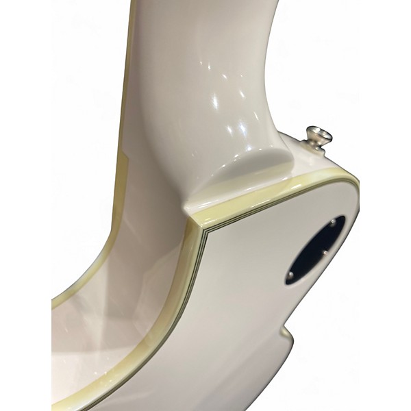 Used 2022 Epiphone Jerry Cantrell Les Paul Custom Prophecy 2022 Black and White Solid Body Electric Guitar