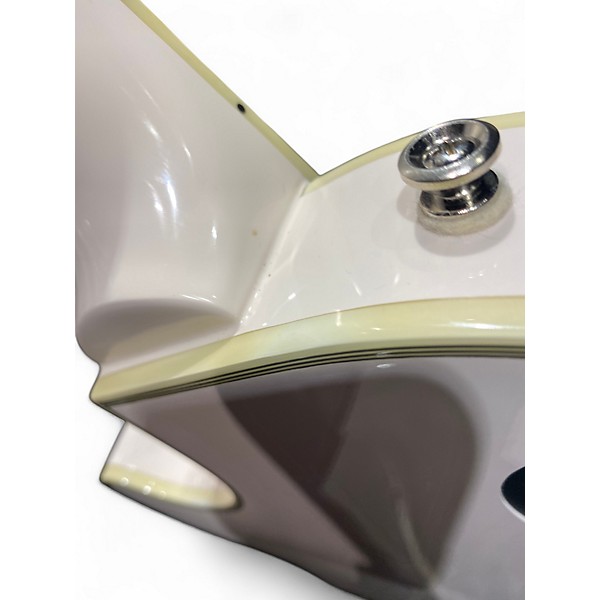 Used 2022 Epiphone Jerry Cantrell Les Paul Custom Prophecy 2022 Black and White Solid Body Electric Guitar