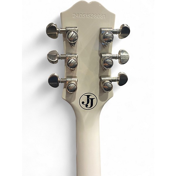 Used 2022 Epiphone Jerry Cantrell Les Paul Custom Prophecy 2022 Black and White Solid Body Electric Guitar