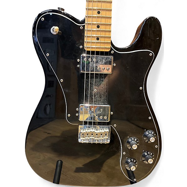 Used Fender American Professional II Telecaster Black Solid Body Electric Guitar