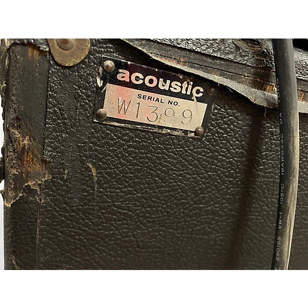 Vintage 1970s Acoustic ACOUSTIC 150 HEAD W/ 6X10 CABINET Bass Cabinet