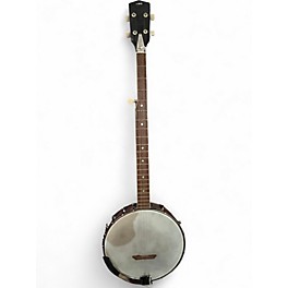 Used Kingston 5 String Banjo White Banjo