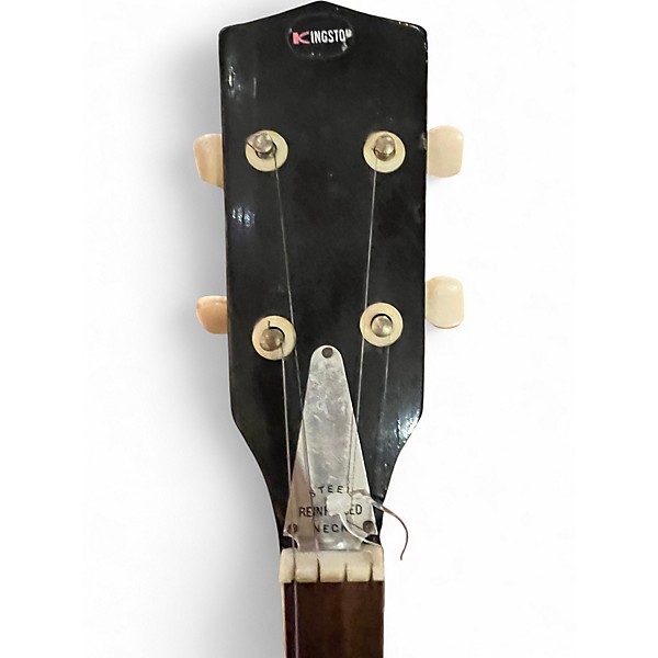 Used Kingston 5 String Banjo White Banjo