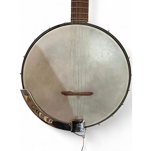 Used Kingston 5 String Banjo White Banjo