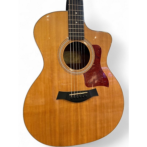 Used Taylor 214CE Natural Acoustic Electric Guitar