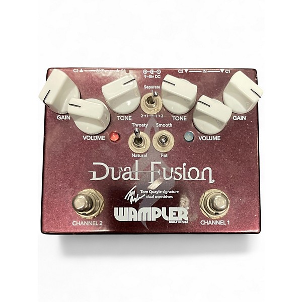 Used Wampler Dual Fusion Tom Quayle Signature Overdrive Effect Pedal