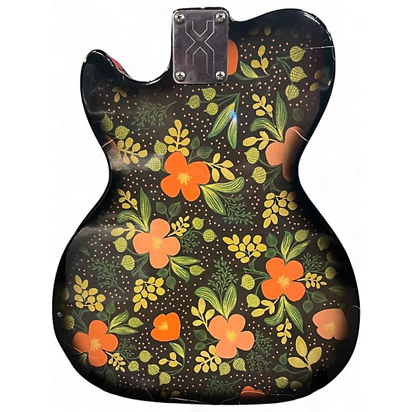 Used Hoxey Zac Petty Custom Vintage Floral Wallpaper Solid Body Electric Guitar