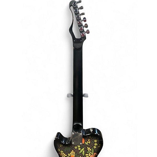 Used Hoxey Zac Petty Custom Vintage Floral Wallpaper Solid Body Electric Guitar