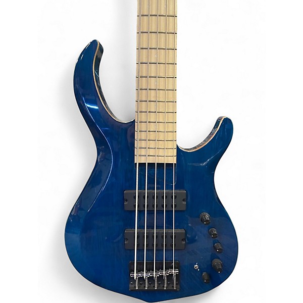 Used Sire Marcus Miller M2 5 String Trans Blue Electric Bass Guitar