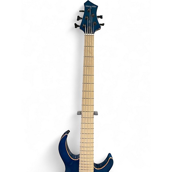 Used Sire Marcus Miller M2 5 String Trans Blue Electric Bass Guitar