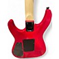 Used Jackson JS34Q Dinky Trans Red Solid Body Electric Guitar