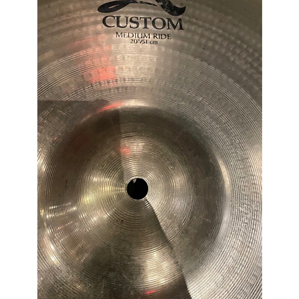 Used Zildjian 20in A Custom Medium Ride Cymbal