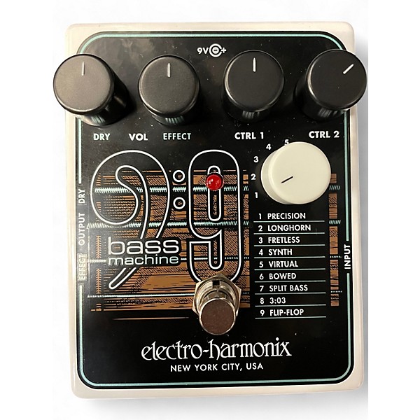Used Electro-Harmonix BASS9 Bass Machine Bass Effect Pedal