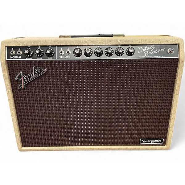 Used Fender DELUXE REVERB BLONDE TONEMASTER Guitar Combo Amp